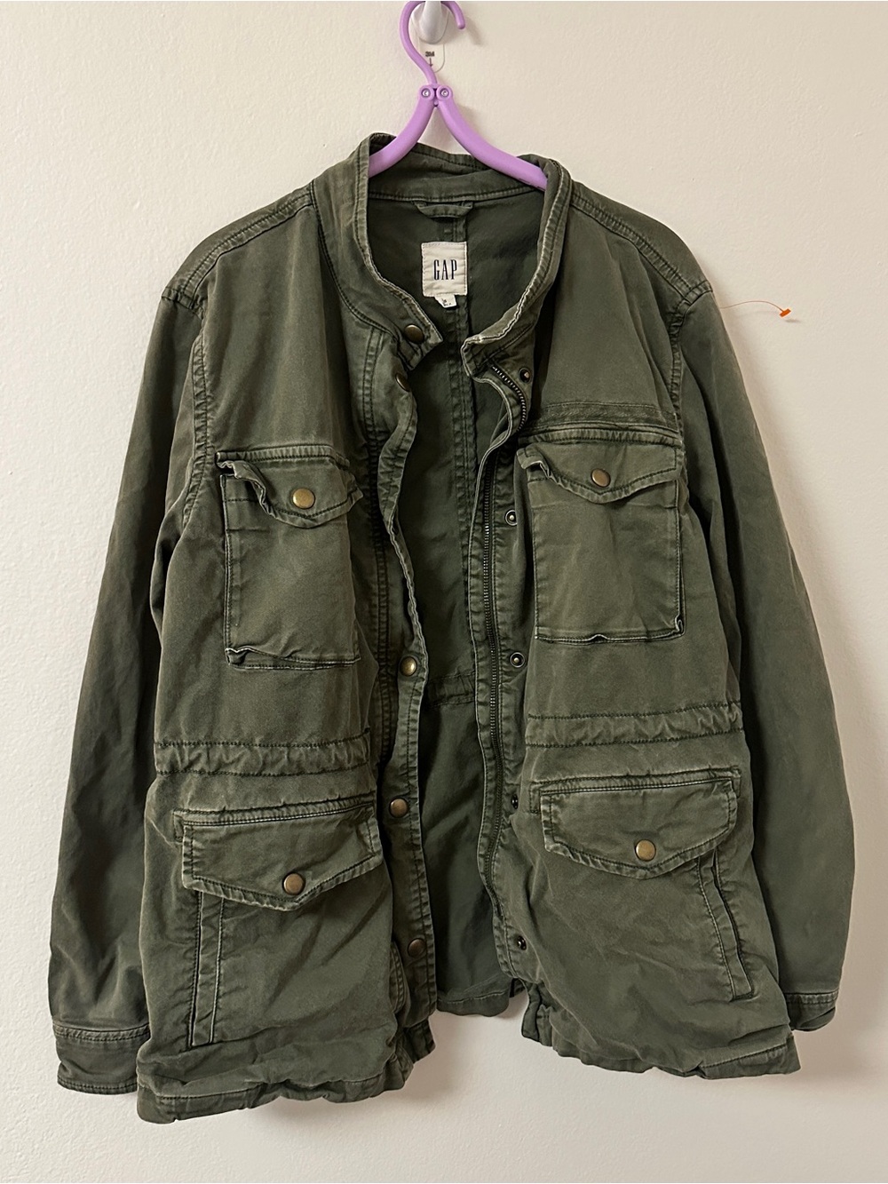 Gap green utility jacket